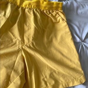 Yellow Athletic Shorts